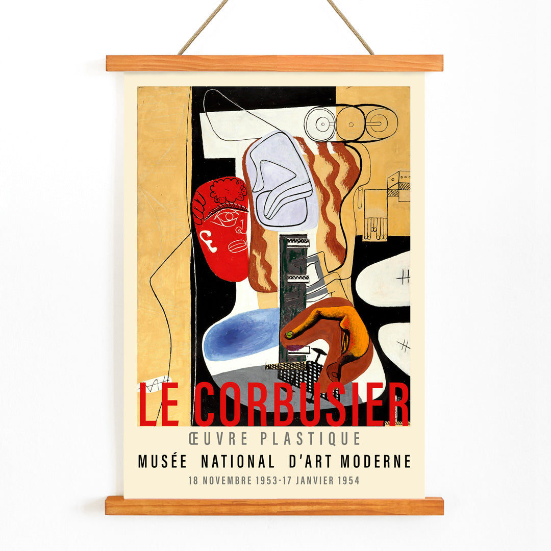 , with wooden magnetic frame on white background