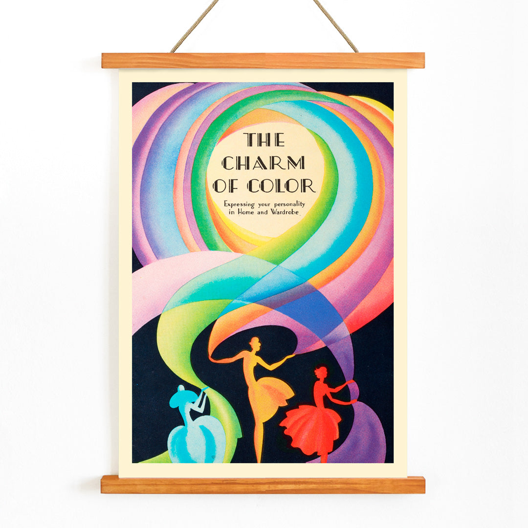 , with wooden magnetic frame on white background