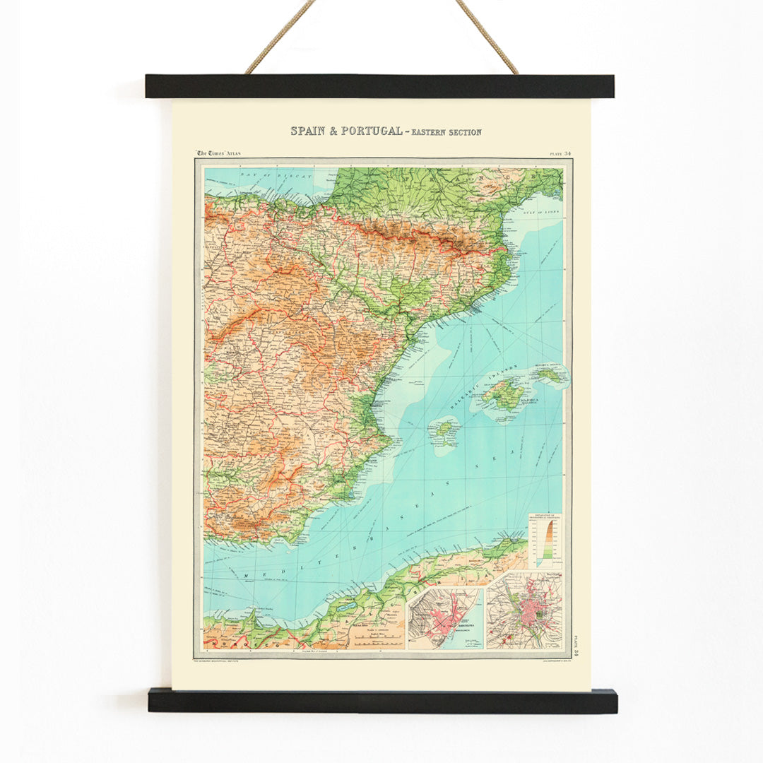 , with wooden magnetic frame on white background