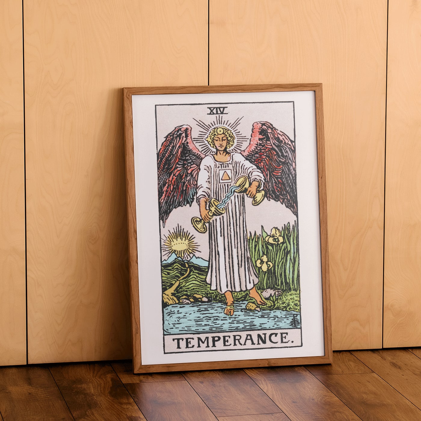 Poster Tarot Temperance Card Rider Waite Art MORYARTY poster-tarot-temperance-card-rider-waite-art-moryarty