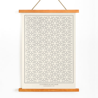 , with wooden magnetic frame on white background