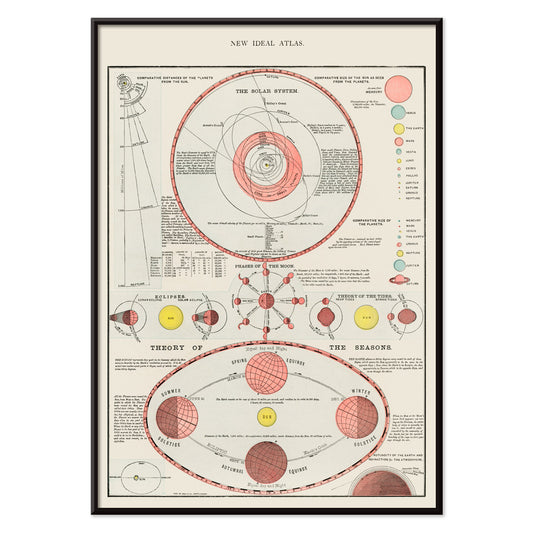 , with black aluminium frame on white background