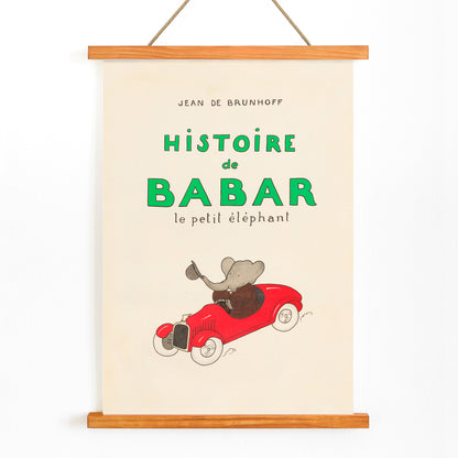 , with wooden magnetic frame on white background