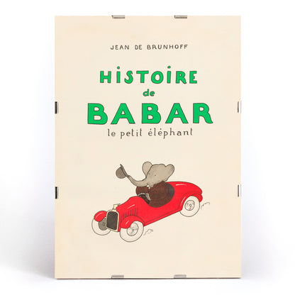 , framed and displayed in modern living room decor