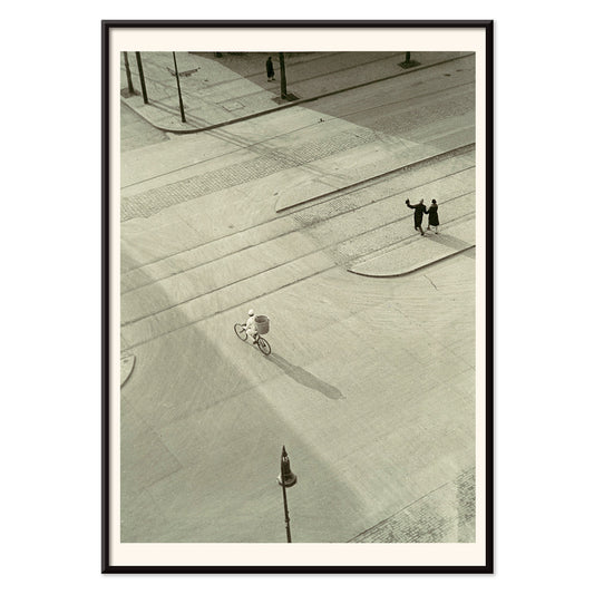 , with black aluminium frame on white background