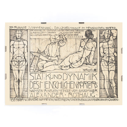 , framed and displayed in modern living room decor