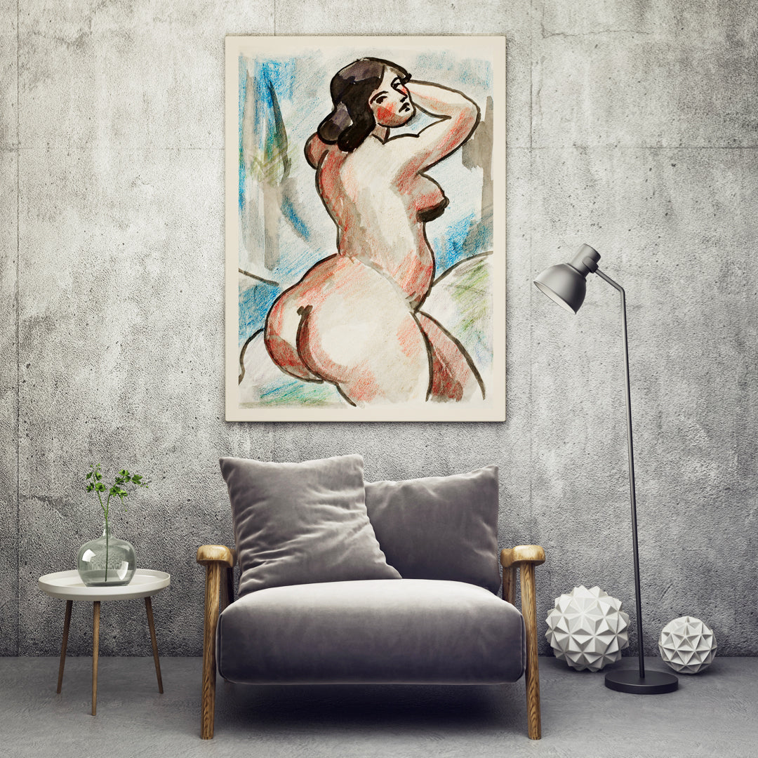 , framed and displayed in home decor