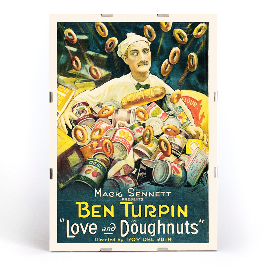 , framed and displayed in modern living room decor