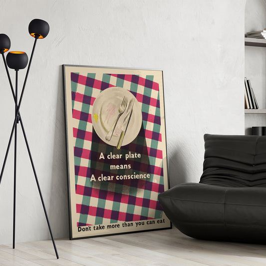 , framed and displayed in home decor