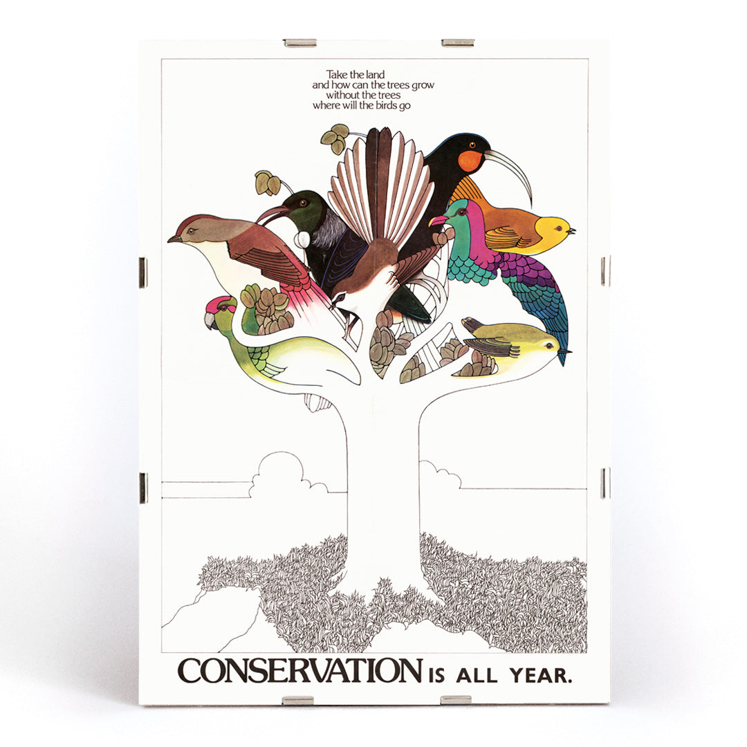 , framed and displayed in modern living room decor