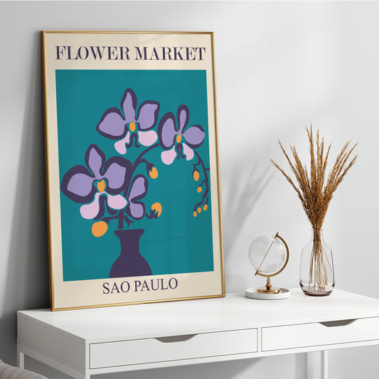 , framed and displayed in home decor