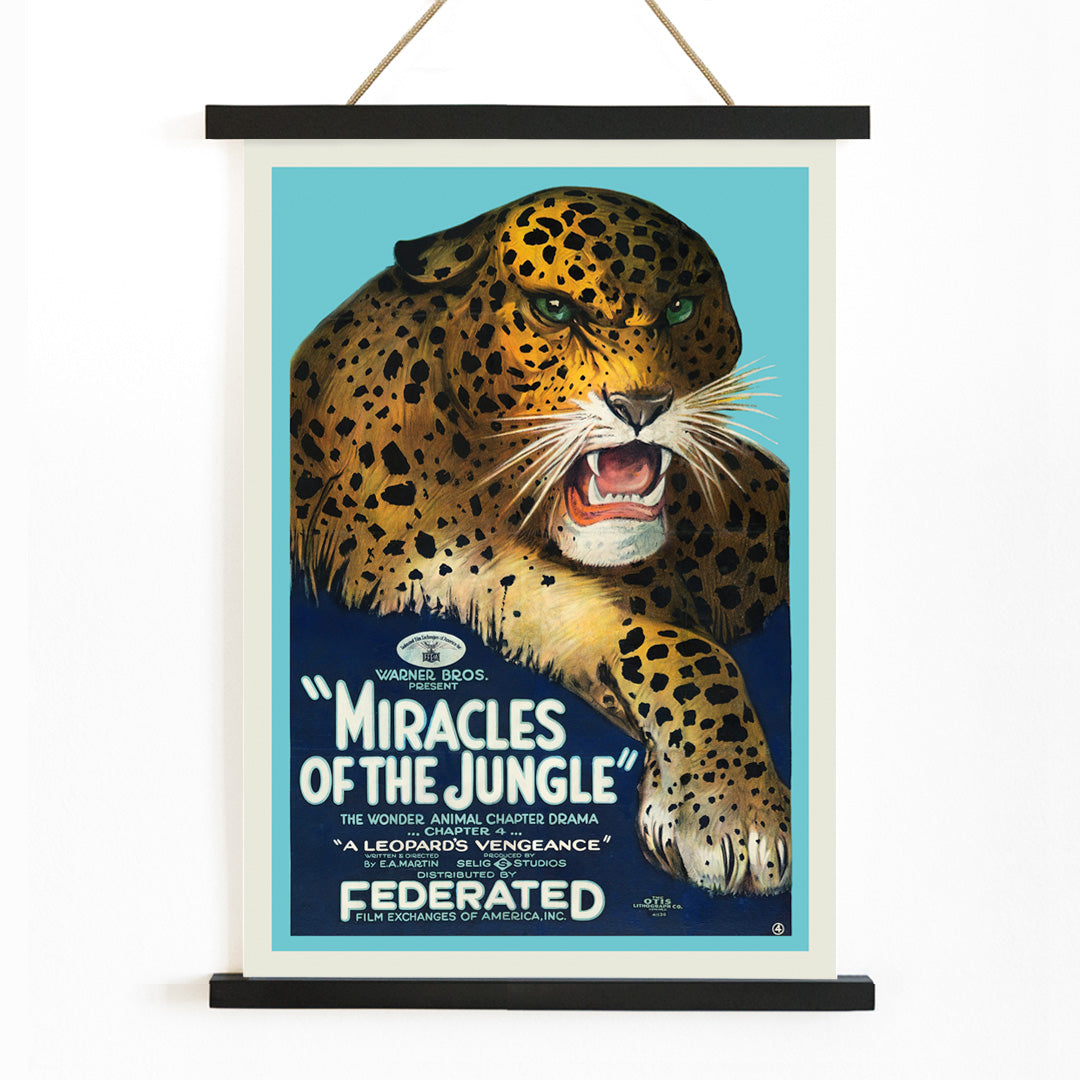 , with wooden magnetic frame on white background