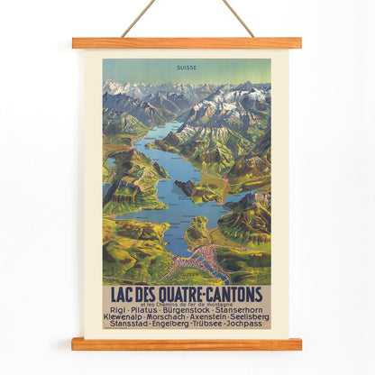 , with wooden magnetic frame on white background