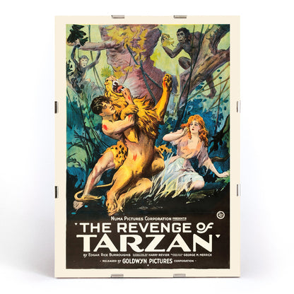 , framed and displayed in modern living room decor