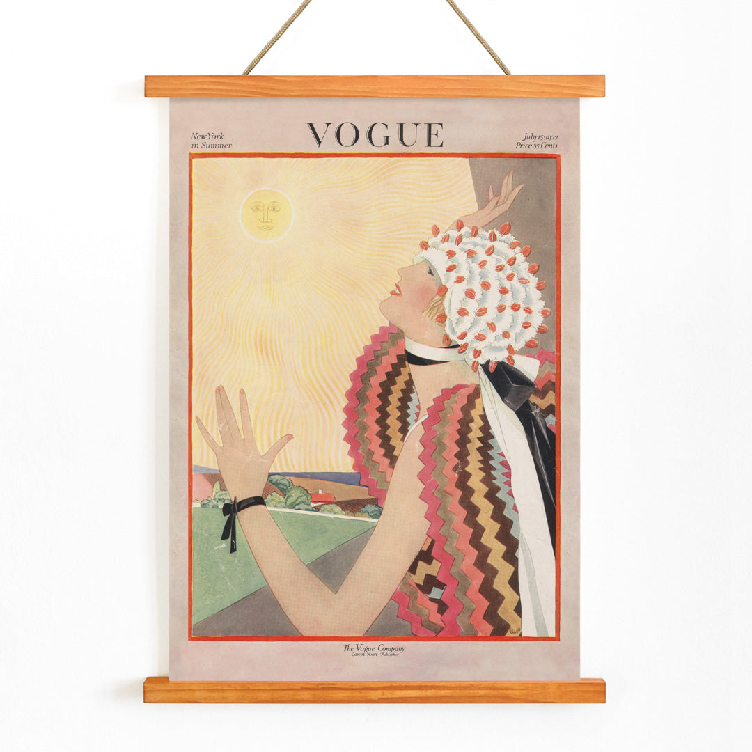 , with wooden magnetic frame on white background