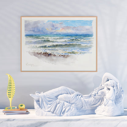 , framed and displayed in home decor